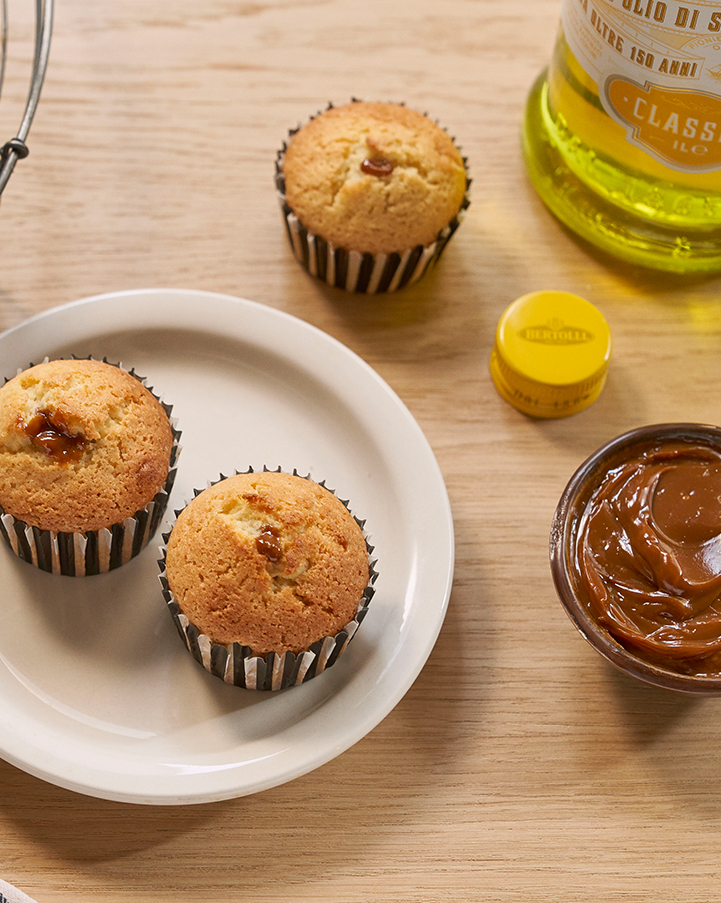 Dulce de Leche EVOO Muffins - Bertolli Recipes